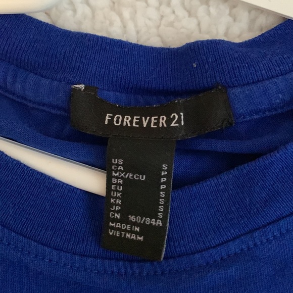 « Westside » blue t shirt size small, from Forever 21 - Picture 2 of 2